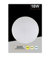Applique Da Muro Parete Led Rotondo 18w Ip44 Tre Temperature Di Luce Es-pn300-3c
