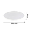 Applique Da Muro Parete Led Rotondo 42watt Ip44 Tre Temperature Luce Es-pn480-3c