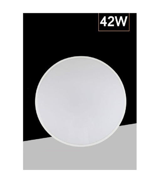Applique Da Muro Parete Led Rotondo 42watt Ip44 Tre Temperature Luce Es-pn480-3c