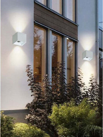Applique Da Parete 52 Led 22 W Per Esterno Doppia Emissione Luminosa Ip65 Es66-b Illuminazione/Illuminazione per interni/Illuminazioni per pareti/Applique Trade Shop italia - Napoli, Commerciovirtuoso.it
