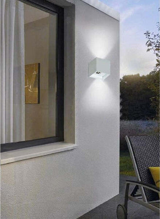 Applique Da Parete 52 Led 22 W Per Esterno Doppia Emissione Luminosa Ip65 Es66-b Illuminazione/Illuminazione per interni/Illuminazioni per pareti/Applique Trade Shop italia - Napoli, Commerciovirtuoso.it