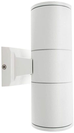 Applique Da Parete A Doppia Luce Giardino Esterno 2 X Porta Faretto Gu10 Es01b Universo