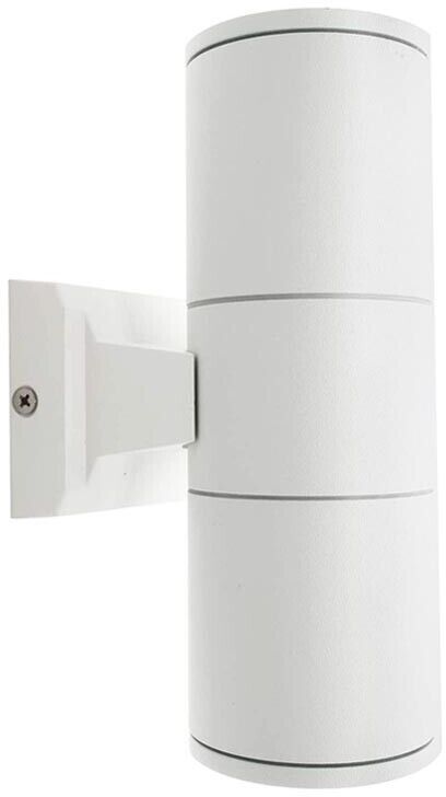 Applique Da Parete A Doppia Luce Giardino Esterno 2 X Porta Faretto Gu10 Es01b Universo