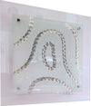 Applique Da Parete a Led 18 W 4000 K 1535 Lumen Novecento Modello Sassi in Vetro Trasparente Con Inserti Illuminazione/Illuminazione per interni/Illuminazioni per pareti/Applique Ideart - Valdilana, Commerciovirtuoso.it
