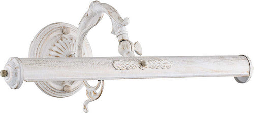 Applique-Da-Parete-Classico-Picasso-Metallo-Bianco-2-Luci-E14-25W