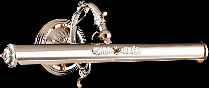 Applique-Da-Parete-Classico-Picasso-Metallo-Oro-2-Luci-E14-25W