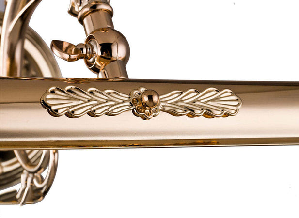 Applique-Da-Parete-Classico-Picasso-Metallo-Oro-2-Luci-E14-25W