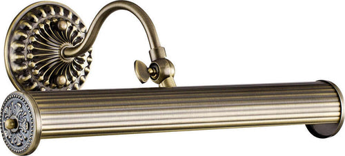 Applique-Da-Parete-Classico-Renoir-Metallo-Bronzo-2-Luci-E14-25W