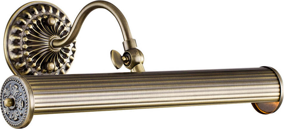 Applique-Da-Parete-Classico-Renoir-Metallo-Bronzo-2-Luci-E14-25W