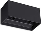 Applique-Da-Parete-Contemporanea-Atom-Alluminio-Nero-Led-25W-3000K-Ip54