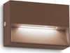 Applique-Da-Parete-Contemporanea-Dedra-Alluminio-Coffee-Led-1,5W-3000K-Ip65
