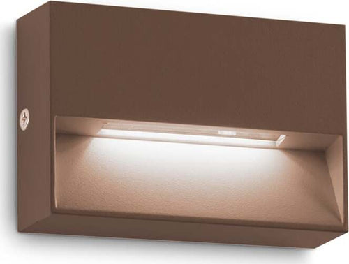 Applique-Da-Parete-Contemporanea-Dedra-Alluminio-Coffee-Led-1,5W-3000K-Ip65