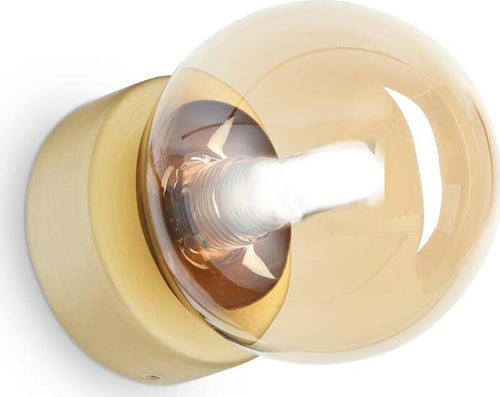 Applique-Da-Parete-Contemporanea-Perlage-Metallo-Ottone-Luce-G9-15W-3000K-Ip20