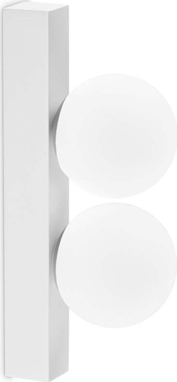 Applique-Da-Parete-Contemporanea-Ping-Pong-Metallo-Bianco-Led-6W-3000K-Ip20