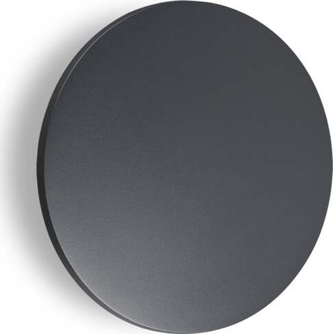Applique-Da-Parete-Contemporanea-Punto-Alluminio-Nero-Led-12W-3000K-Ip54