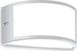 Applique-Da-Parete-Contemporanea-Rex-Alluminio-Grigio-E27-60W-Ip44
