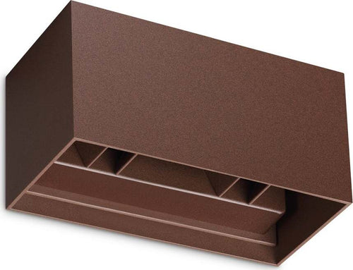Applique-Da-Parete-Contemporaneo-Atom-Alluminio-Coffee-Led-25W-3000K-Ip54