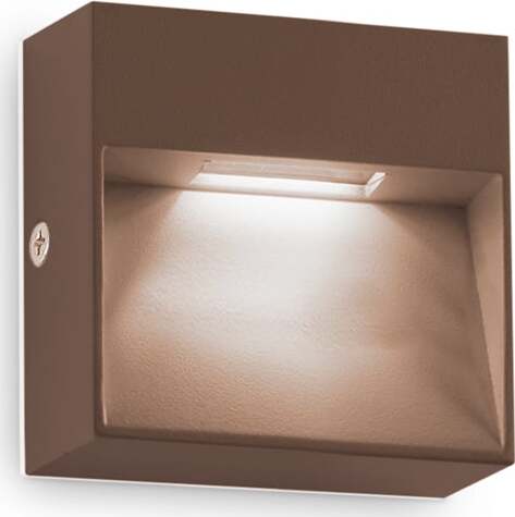 Applique-Da-Parete-Contemporaneo-Dedra-Alluminio-Coffee-Led-1,5W-3000K-Ip65