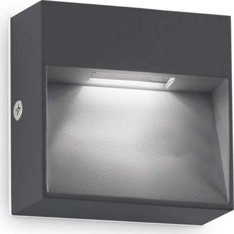 Applique-Da-Parete-Contemporaneo-Dedra-Alluminio-Grigio-Led-1,5W-3000K-Ip65