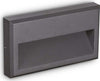 Applique-Da-Parete-Contemporaneo-Febe-Alluminio-Grigio-Led-6W-4000K-Ip65