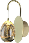 Applique-Da-Parete-Contemporaneo-Golden-Egg-Oro-E-Vetro-Pulegoso-Led-4,8W