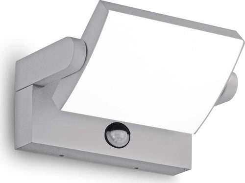 Applique-Da-Parete-Contemporaneo-Swipe-Alluminio-Grigio-Led-21W-3000K-Ip54