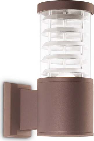 Applique-Da-Parete-Contemporaneo-Tronco-Alluminio-Coffee-E27-42W-Ip44