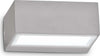 Applique-Da-Parete-Contemporaneo-Twin-Alluminio-Grigio-1-Luce-G9-28W-Ip44