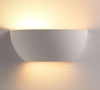 Applique Da Parete Coppa In Gesso Verniciabile Attacco R7s Luce Doppia Emissione Universo