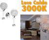 Applique-Da-Parete-Doppia-Lampada-Tondo-Cristalli-Luce-Led-Caldo-3000-Lampadario