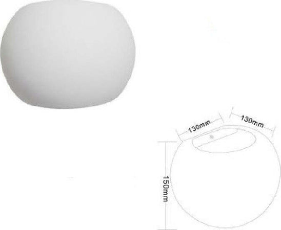 Applique Da Parete In Gesso Tondo Up E Down Lampada Attacco G9 Verniciabile E07 Casa, arredamento e bricolage > Illuminazione da interno > Applique per interno Trade Shop italia - Napoli, Commerciovirtuoso.it