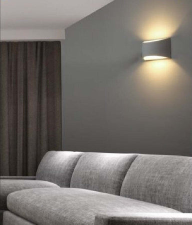 Applique Da Parete In Gesso Verniciabile Doppia Luce G9 Lampada Moderna Gs-e14 Casa, arredamento e bricolage > Illuminazione da interno > Applique per interno Trade Shop italia - Napoli, Commerciovirtuoso.it