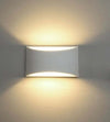 Applique-Da-Parete-In-Gesso-Verniciabile-Doppia-Luce-G9-Lampada-Moderna-Gs-e14