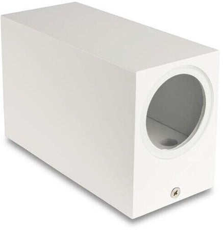 Applique Da Parete Interno Esterno Ip65 Porta Faretto Gu10 Es55b Bianco Universo