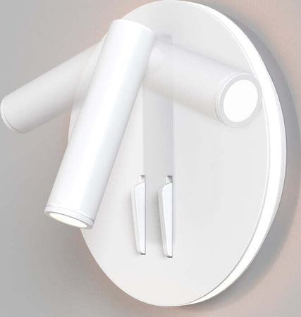 Applique-Da-Parete-Interno-Moderno-Ios-176-Alluminio-Bianco-Led-Integrato-10W