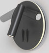 Applique-Da-Parete-Interno-Moderno-Ios-176-Alluminio-Nero-Luce-Led-Integrato-10W