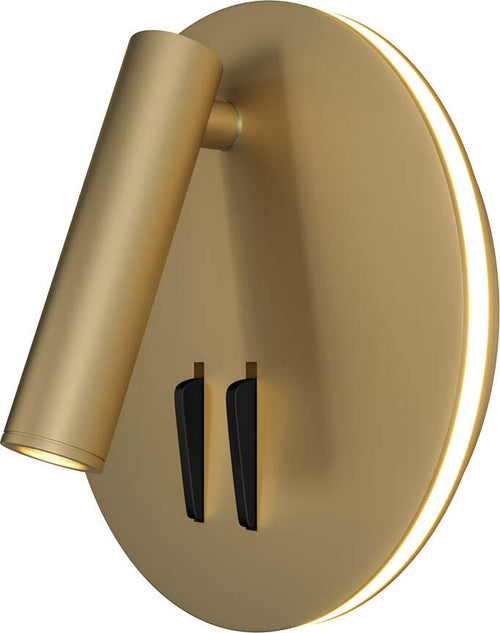Applique-Da-Parete-Interno-Moderno-Ios-176-Alluminio-Oro-Luce-Led-Integrato-9W