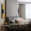 Applique Da Parete Lampada Stile Moderno 2 Attacco Per Lampadina G9 Nero