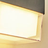Applique-da-Parete-LED-12-Watt-220V-Lampada-NERA-3-colori-luce-DA-ESTERNO-IP65
