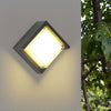 Applique-da-Parete-LED-12W-Lampada-220V-Quadrata-NERA-LUCE-Naturale-4000K-IP65