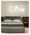 Applique Da Parete Led 20watt Ondulato Moderno Lampada 3 Modalità Di Luce E12-3c