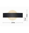 Applique Da Parete Led 8 W Doppia Emissione Luce Tre Colorazioni Di Luce E17-n3c