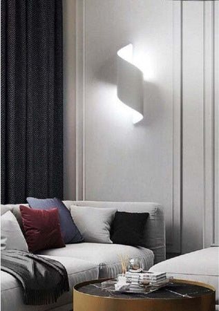 Applique Da Parete Led Attacco G9 Doppia Luce Lampada Design Moderno Spirale E53 Illuminazione/Illuminazione per interni/Illuminazioni per pareti/Applique Trade Shop italia - Napoli, Commerciovirtuoso.it
