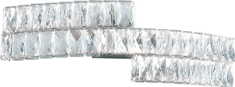 Applique-Da-Parete-Moderno-Aisha-3-Luci-Metallo-Cromato-Cristallo-Led-19,2W