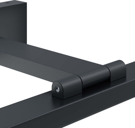 Applique-Da-Parete-Moderno-Bris-Metallo-Nero-Acrilico-1-Luce-Led-12W
