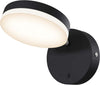 Applique-Da-Parete-Moderno-Fad-Metallo-Nero-Acrilico-1-Luce-Led-6W