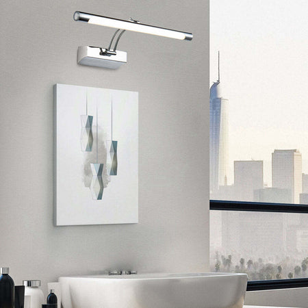 Applique-Da-Parete-Moderno-Fino-Metallo-Cromo-1-Luce-Led-12,1W