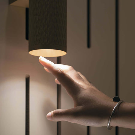 Applique-Da-Parete-Moderno-Focus-Design-Alluminio-Nero-2-Luci-Gu10-7W