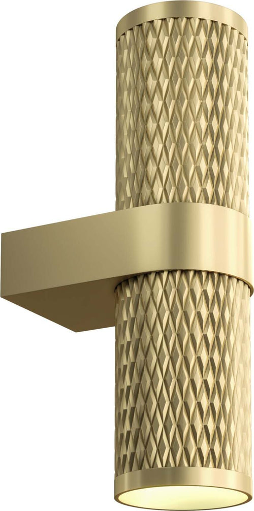 Applique-Da-Parete-Moderno-Focus-Design-Alluminio-Oro-2-Luci-Gu10-7W