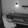 Applique-Da-Parete-Moderno-Focus-S-Alluminio-Nero-1-Luce-Gu10-10W